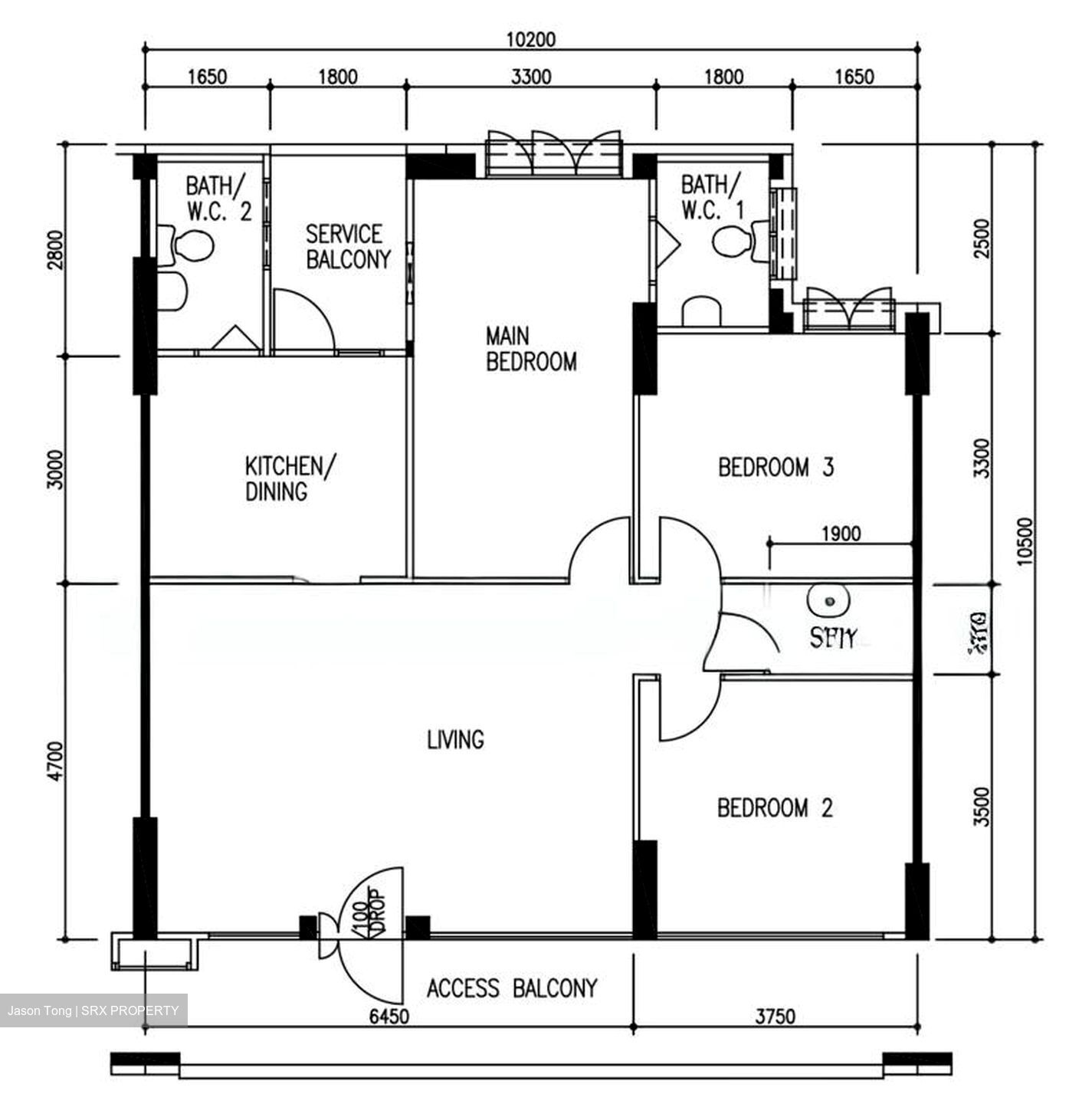 Blk 760 Woodlands Avenue 6 (Woodlands), HDB 4 Rooms #577450591